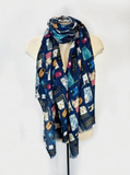 Multi Colour Cat Scarf